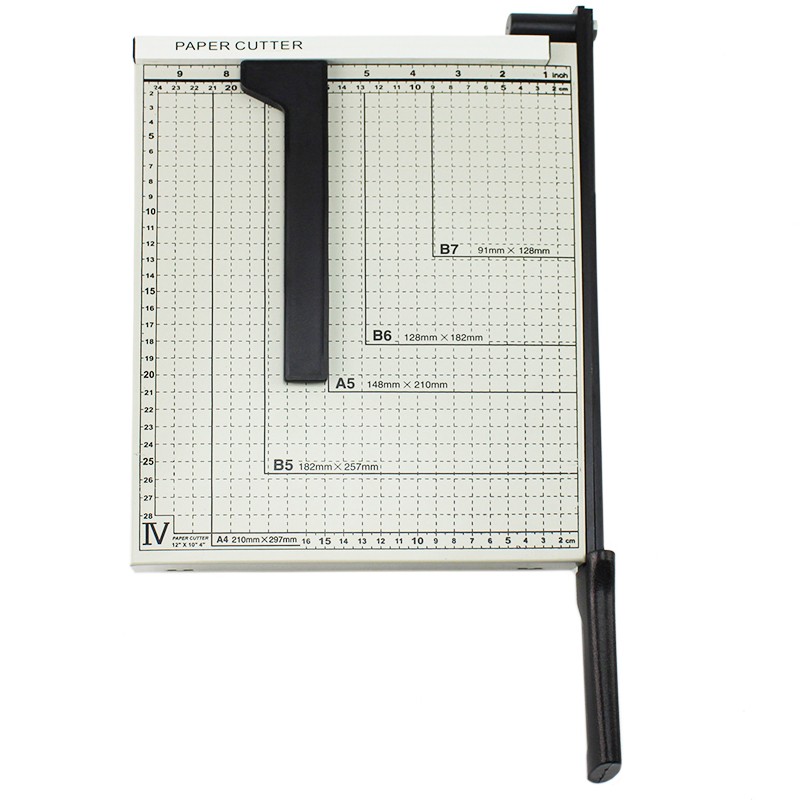 Ghilotina manuala A4 de birou, marcaj format hartie, RESIGILAT - imagine 19